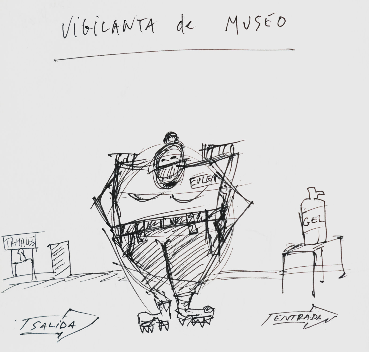 Vigilanta de museo